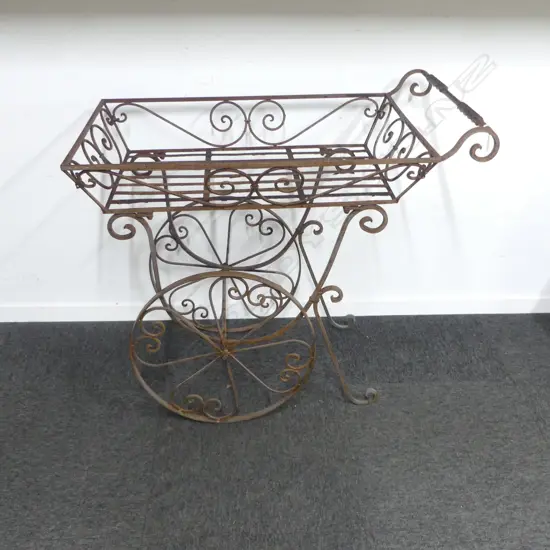 METAL FLOWER CART 500x880x810mm