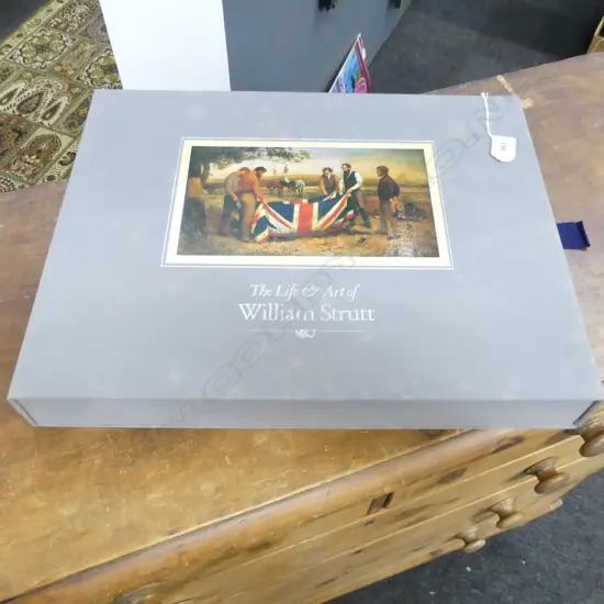 CASED BOOK; LIFE & ART OF WILLIAM STRUTT BY ALISTER TAYLOR 1108/1500 