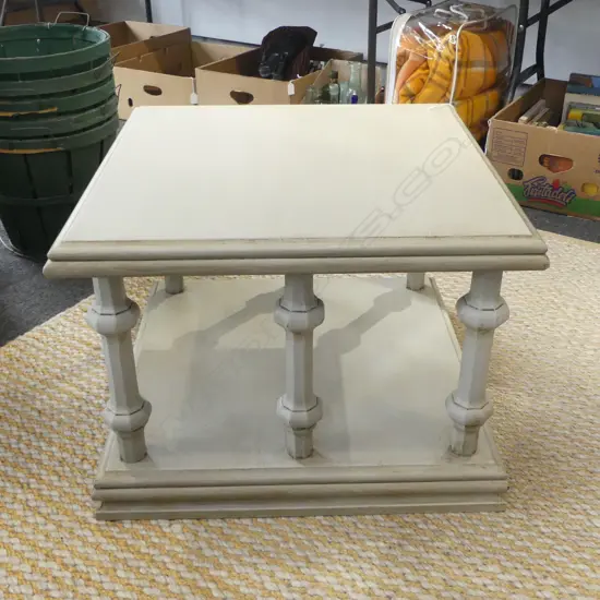 PAINTED SIDE TABLE 615x615x450mm