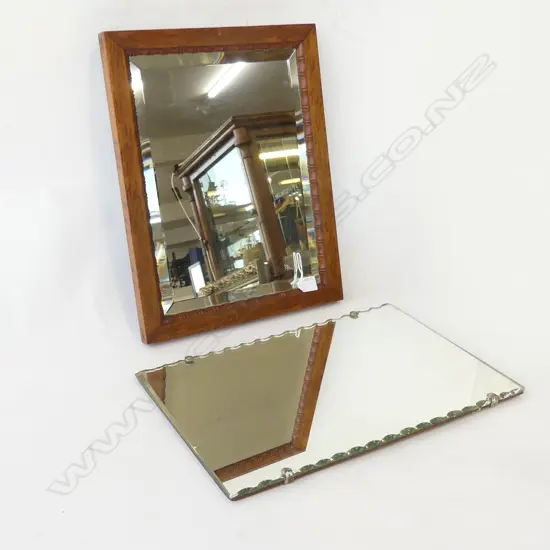2 VINTAGE MIRRORS 465x360mm
