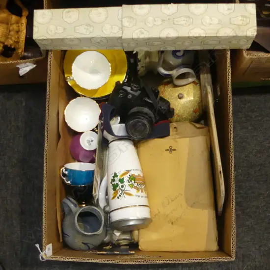 6 ADDERLEY TRIOS, CANON CAMERA, ASST. WORLD MAPS ETC (DOES NOT INCLUDE TIBETAN GAU)