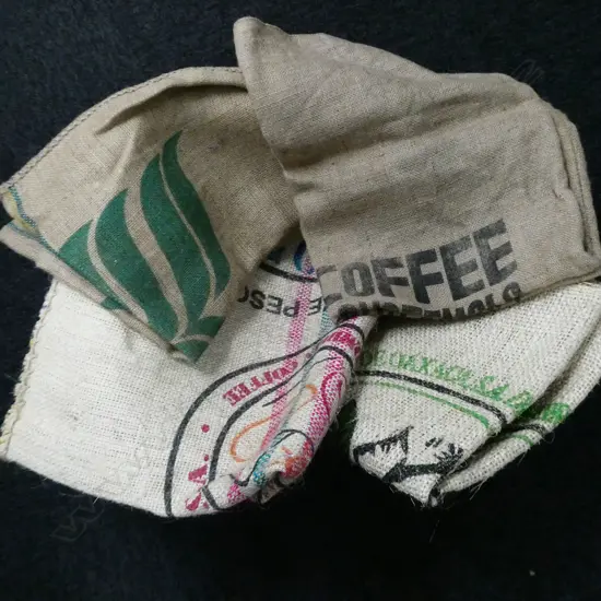 OLD BURLAP COFFEE SACKS