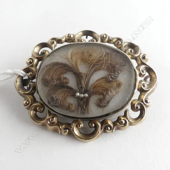 MOURNING BROOCH