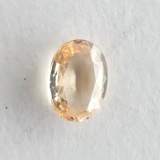 0.94CT ORANGE CEYLONESE FACETED UNSET SAPPHIRE