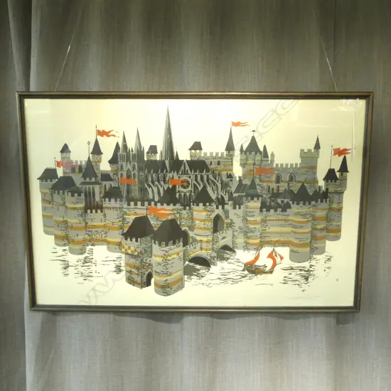 SIGNED CASTLE PRINT 570x905mm