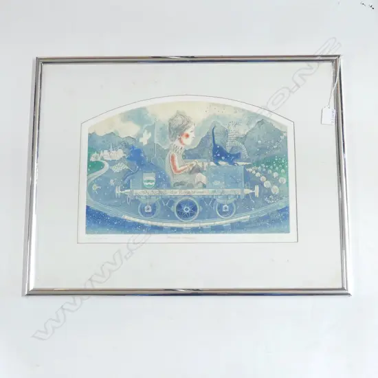 GARY TRICKER 'PASHAS DREAM' ETCHING '83 A/P 275x395mm