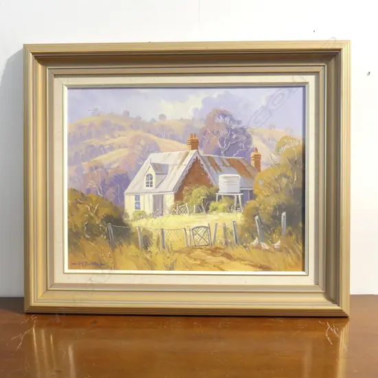 P. G. BUTLER 'THE OLD CONVENT SOFALA' OIL ON BOARD 340x440mm