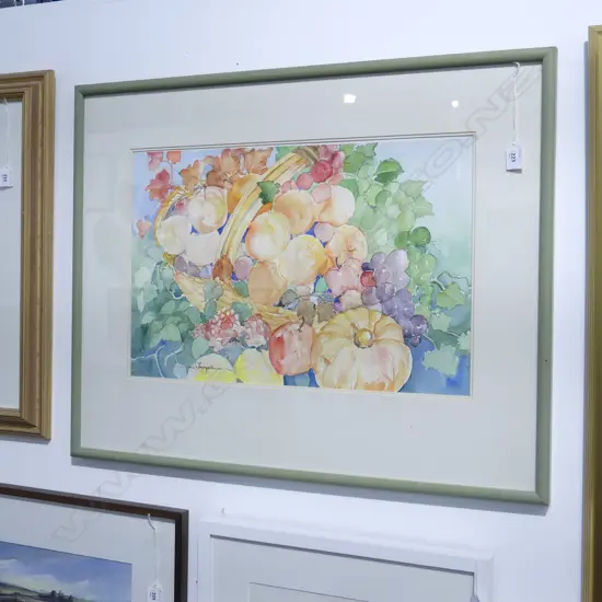 KATH VON TUNZELMANN 'FRUIT BASKET' WC 365x560mm