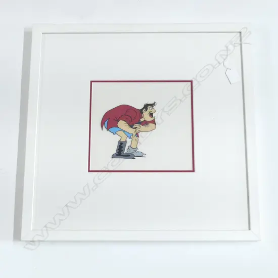 FOOTROT FLATS ORIGINAL MOVIE CELL FRAMED. Ex. 'The Dog's Tail'. Details on reverse