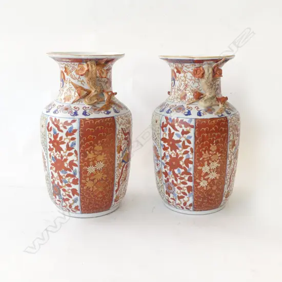 PR ORIENTAL IMARI VASES H.350mm