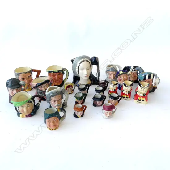ASST. MINIATURE CHARACTER JUGS