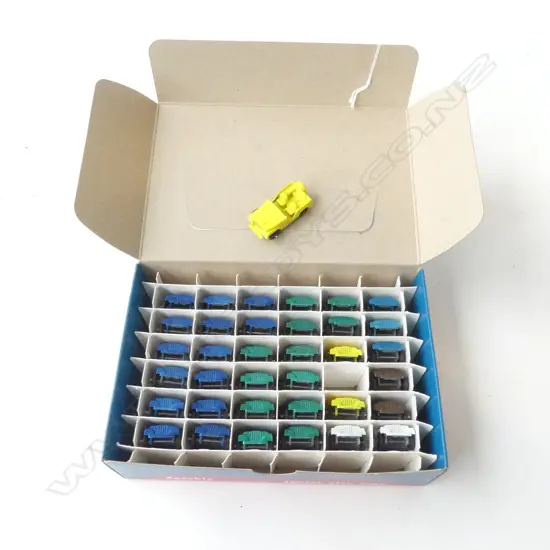 36 DIE CAST 'MIDGETOY' CARS L.45mm, BOXED