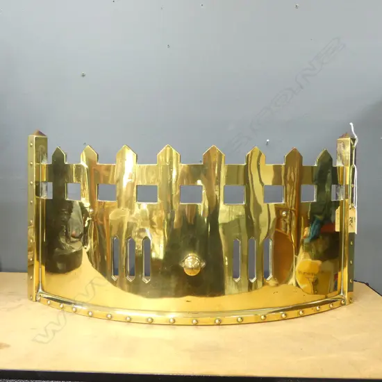 BRASS FIRE GRATE H.230mm W.450mm