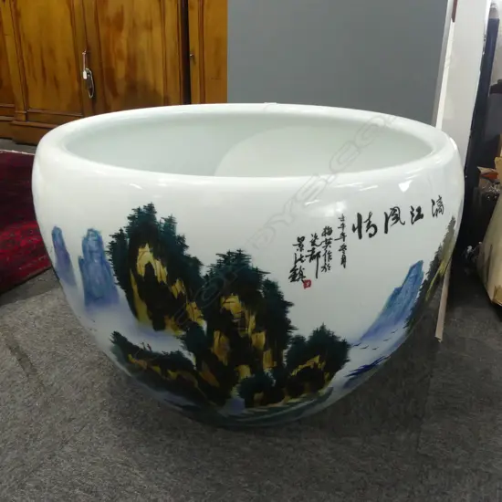 LG ORIENTAL FISH BOWL 670mm dia H.440mm