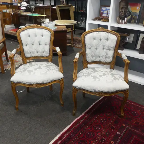 PR FRENCH STYLE ARMCHAIRS