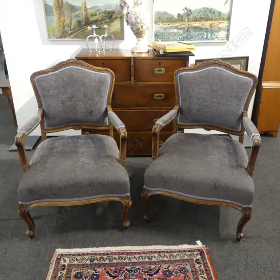 PR FRENCH STYLE ARMCHAIRS