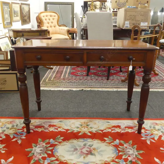 VICTORIAN MAHOGANY HALL TABLE 1070x520x735mm