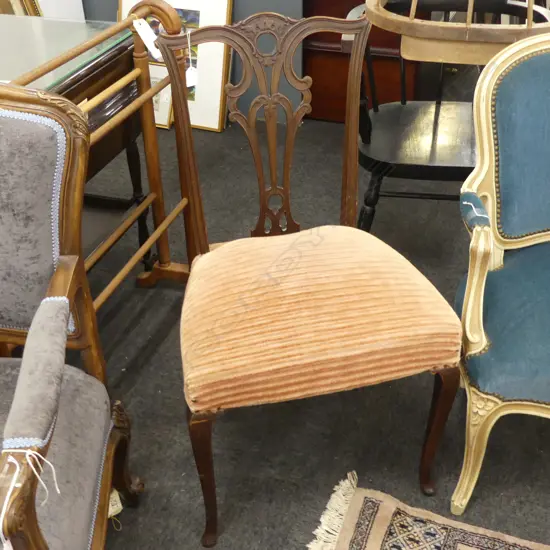 CHIPPENDALE STYLE DINING CHAIR