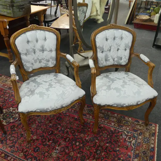 PR FRENCH STYLE ARMCHAIRS