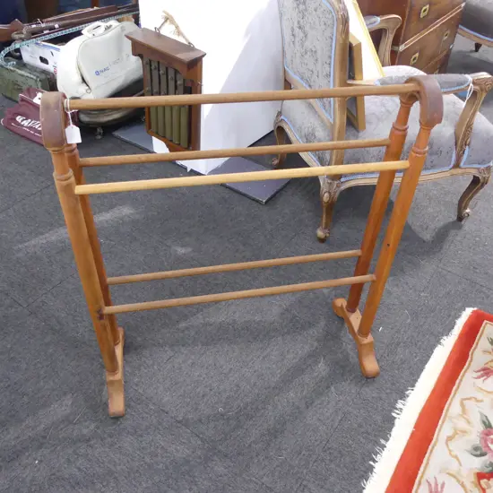 WOODEN TOWEL RAIL W.735mm