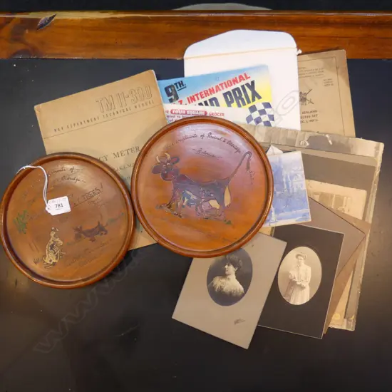 NZ EPHEMERA + BOOKS + NZ MILITARY RADIO MANUALS, PHOTOGRAPHS ETC