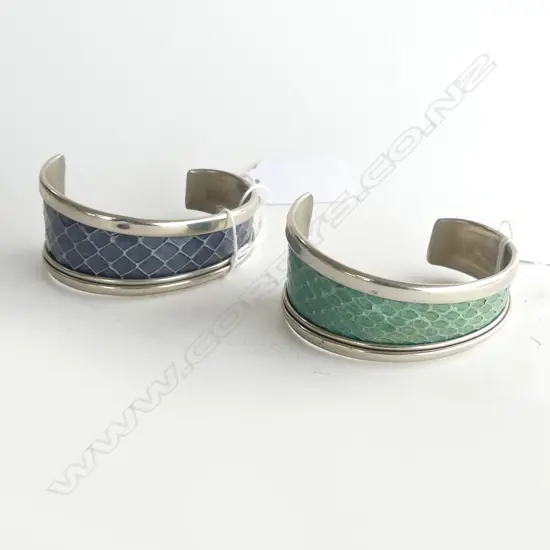 PR SILVER PLATE?  & SNAKE SKIN CUFFS