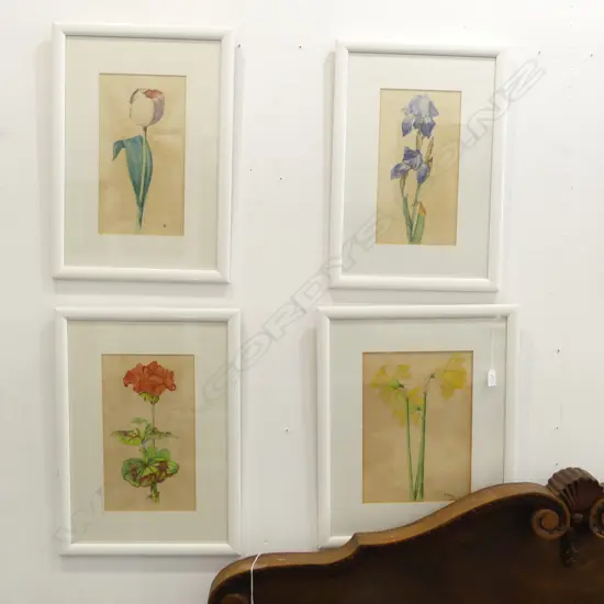 4 FLOWER WCS BY J. PAGE 1976 325x230mm