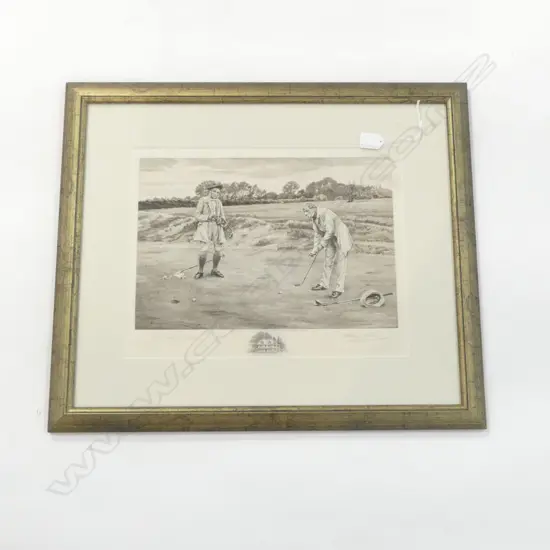 GOLF ETCHING 315x405mm