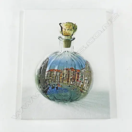 GILL BRODIE, 'BOTTLED' (GRAND CANAL VENICE), CANVAS PRINT 1/10 555x420mm