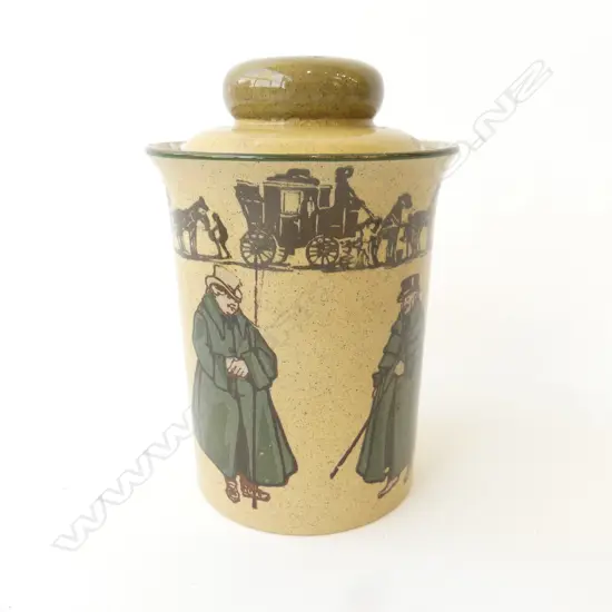 ROYAL DOULTON TOBACCO HUMIDOR ‘THE COACHMAN’ D3118, H.160MM