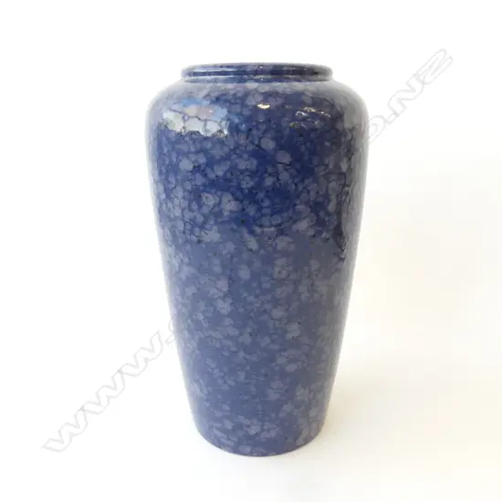 GERMAN RETRO MIDNIGHT BLUE  TALL VASE H300MM