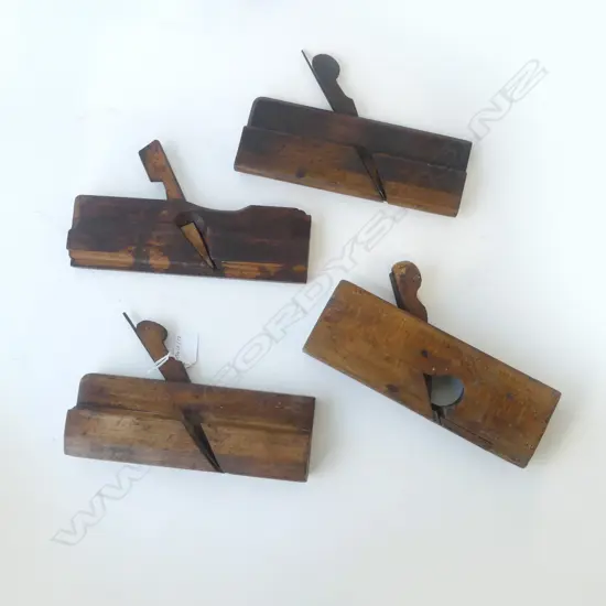 FOUR ANTIQUE WOODWORKING PLANES