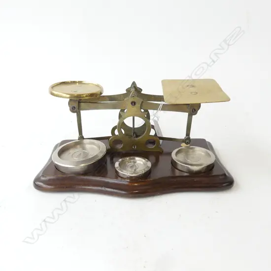 POSTAGE SCALES w. 3 IMPERIAL WEIGHTS W.245mm