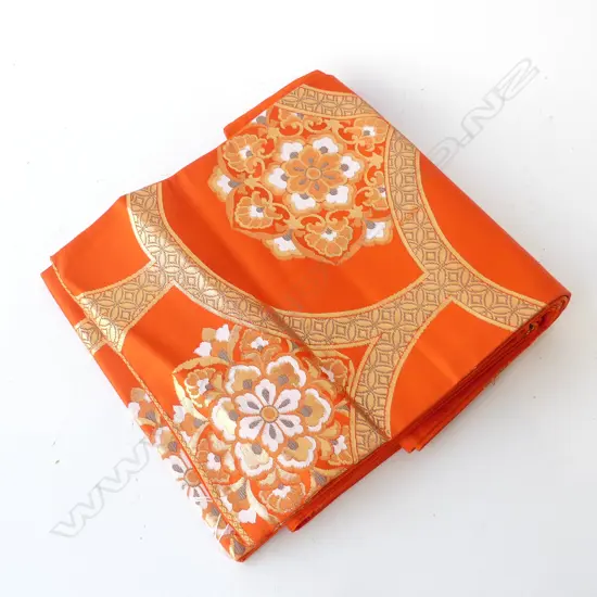 JAPANESE QUALITY VINTAGE HAND WOVEN SILK OBI