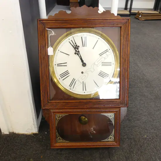 ANTIQUE PENDULUM WALL CLOCK H670 W40MM