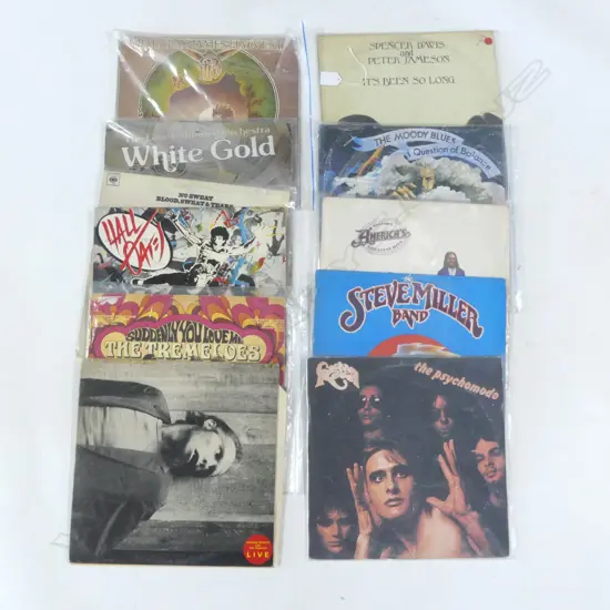 ASST. RECORDS THE TREMLOES/COCKNEY REBEL/SPENCER DAVIES/BARCLAY JAMES HARVEST ETC**RTV**