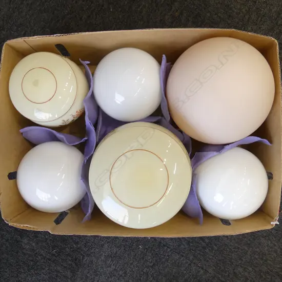 6 VINTAGE LIGHT FITTINGS