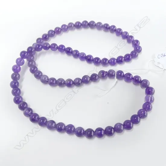 STRING AMETHYST BEADS