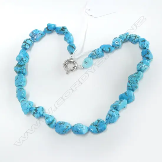 TURQUOISE? NUGGET NECKLACE