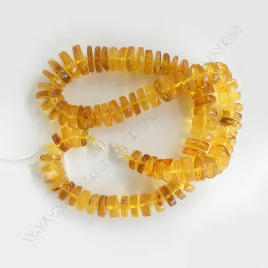 AMBER NECKLACE L.550mm