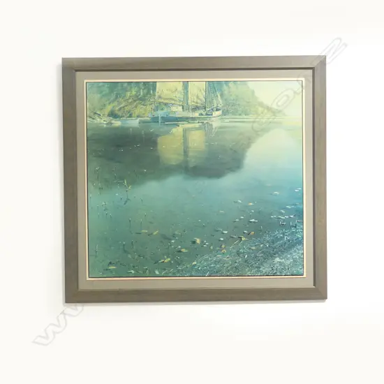 DAVID BARKER PRINT ON BOARD 1981 20/375 600 x 680mm