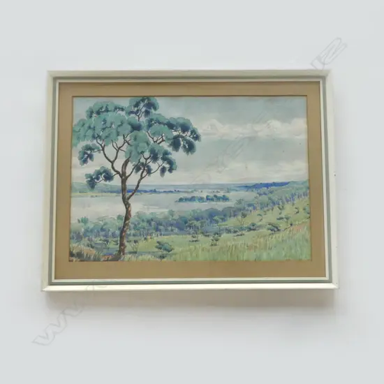 DILROY, 'ZAMBEZI ABOVE SESHEKE, RAINY SEASON', W/C. 330 x 480mm