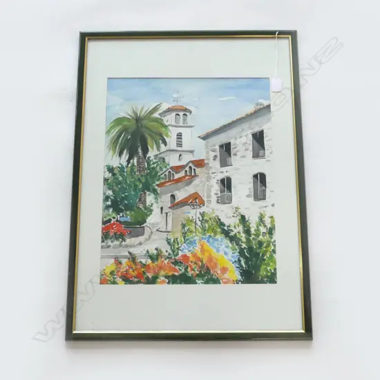 SIGNED WC, SPANISH STYLE BUILDINGS 490x390mm