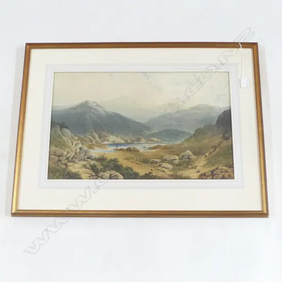 THOMAS PEERLESS (1858-1896), LANDSCAPE WC, 340x545mm