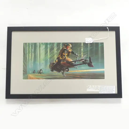 STAR WARS RALPH MCQUARRIE CONCEPT ART PRINT 165x365mm