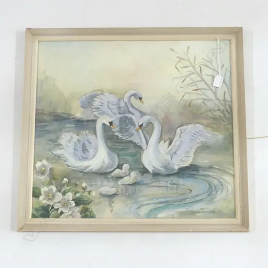 FLORENCE LUXFORD, SWANS WC 510x560mm