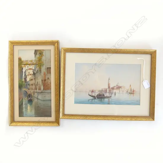 2 VENETIAN WCs; E. BENVENUTI 285x140mm, U. ONGARIA 170x270mm