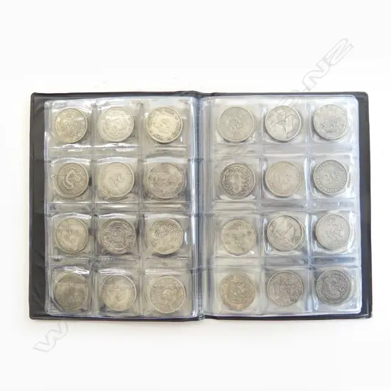 72 CHINESE EMPIRE 20 CENT COINS IN SMALL ALBUM