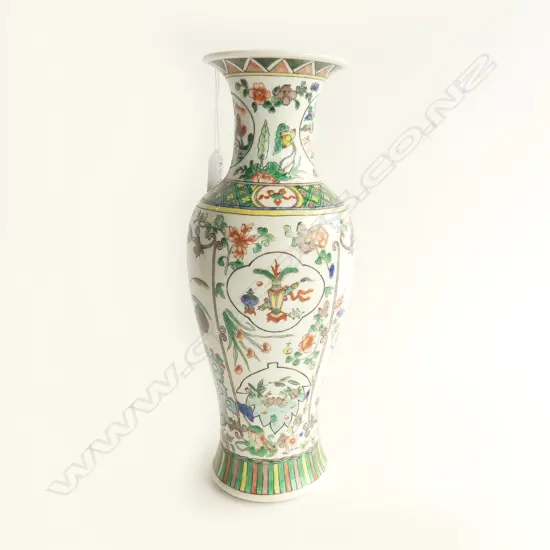 ORIENTAL FAMILLE ROSE VASE H.360mm