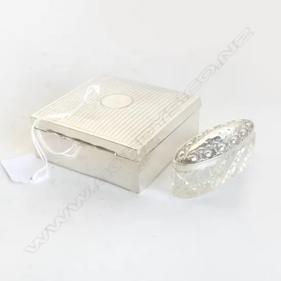2 STG SILVER CONTAINERS 85x85x35mm